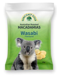 Roasted Macadamias Wasabi flavoured 125 g