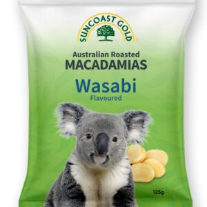 Roasted Macadamias Wasabi flavoured 125 g
