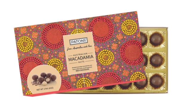 Australiana - Milk Chocolate Macadamia Tjupurrula Aboriginal Art