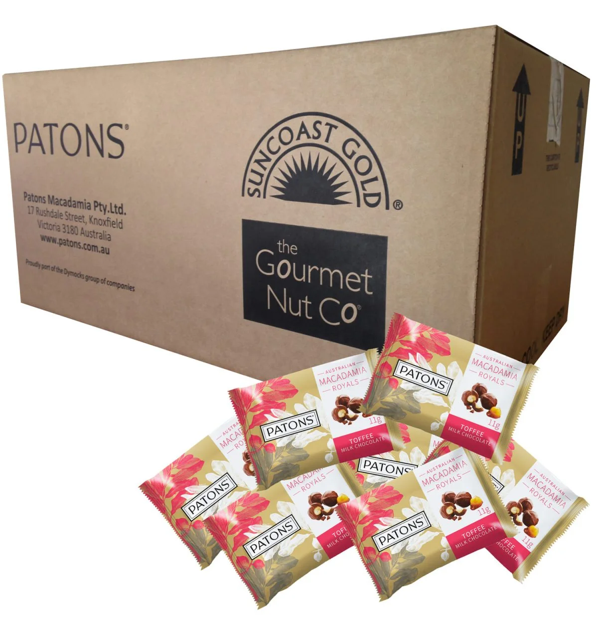 Royals Bulk single wrapped Milk Chocolate Toffee Macadamia Royals Bulk single wrapped Milk Chocolate Toffee Macadamia