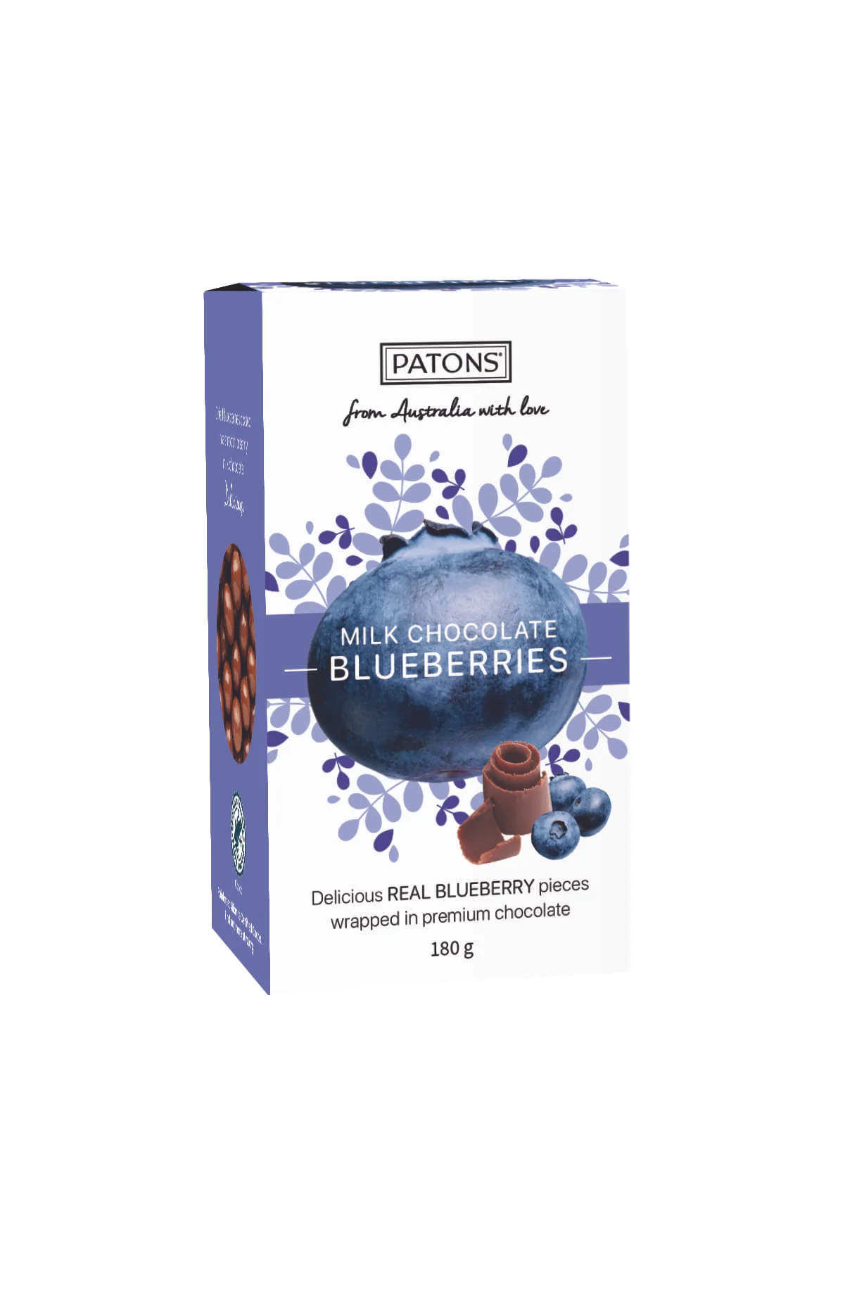 F&M Milk Chocolate Blueberries - carton of 12