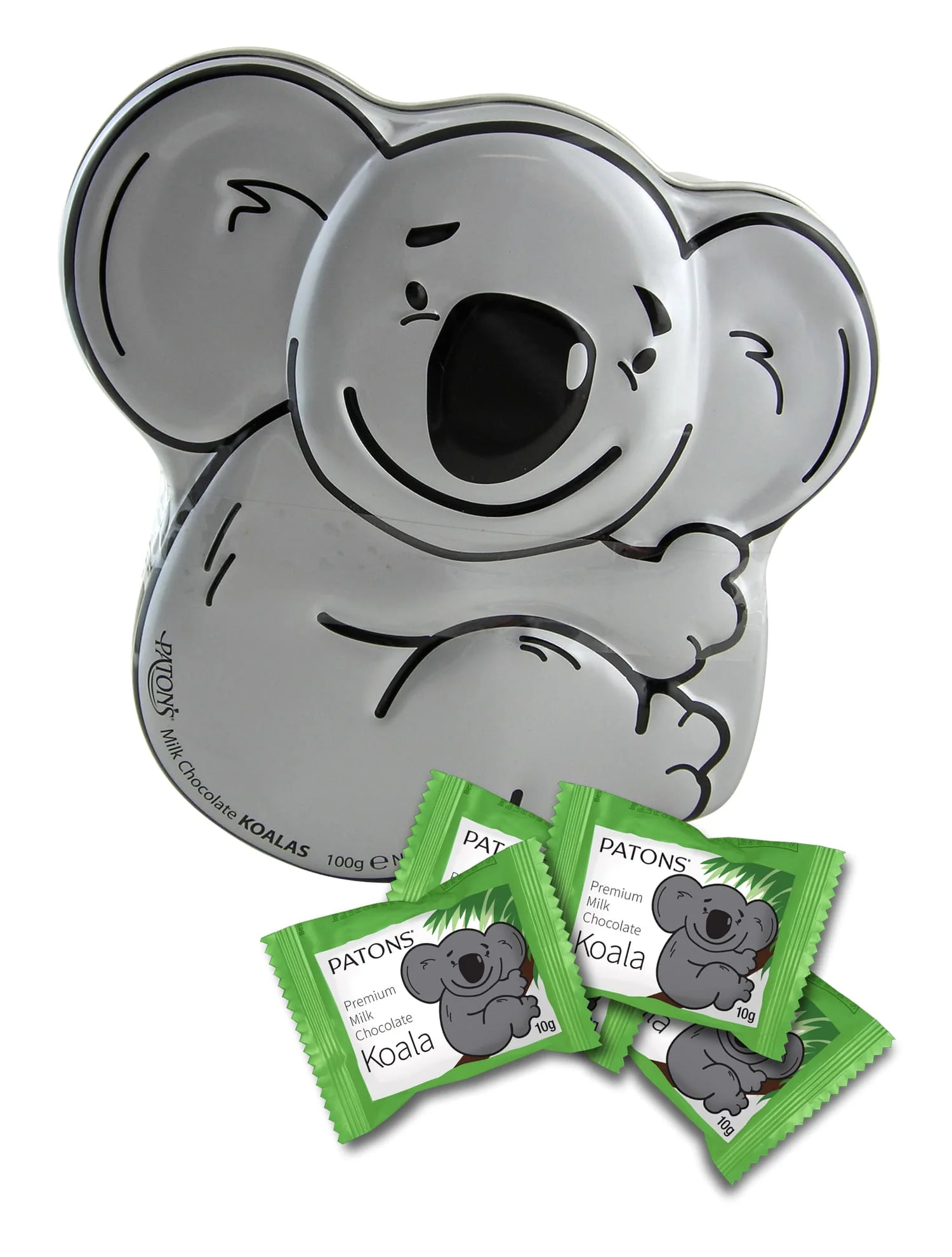 Koalas - Milk Chocolate Tin - carton of 12