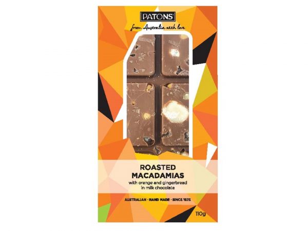 Block Milk Chocolate: Roasted Macadamia and Orange Jellies