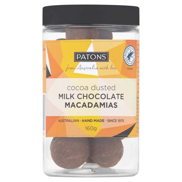 Jar -  Milk Chocolate Macadamia Cocoa Dusted