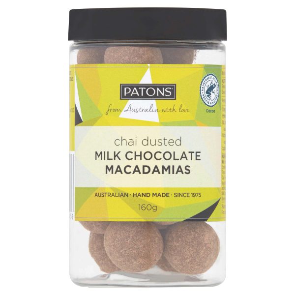 Jar -  Milk Chocolate Macadamia Chai Dusted