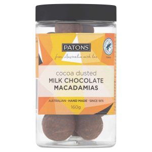 Jar – Milk Chocolate Macadamia Cocoa Dusted