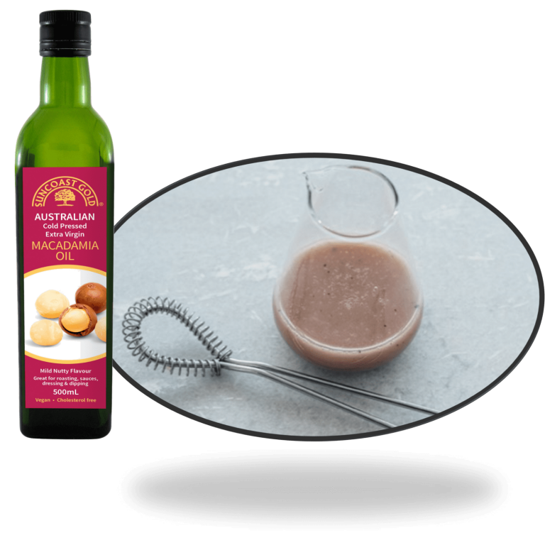 Salad Dressing with Macadamia Oil