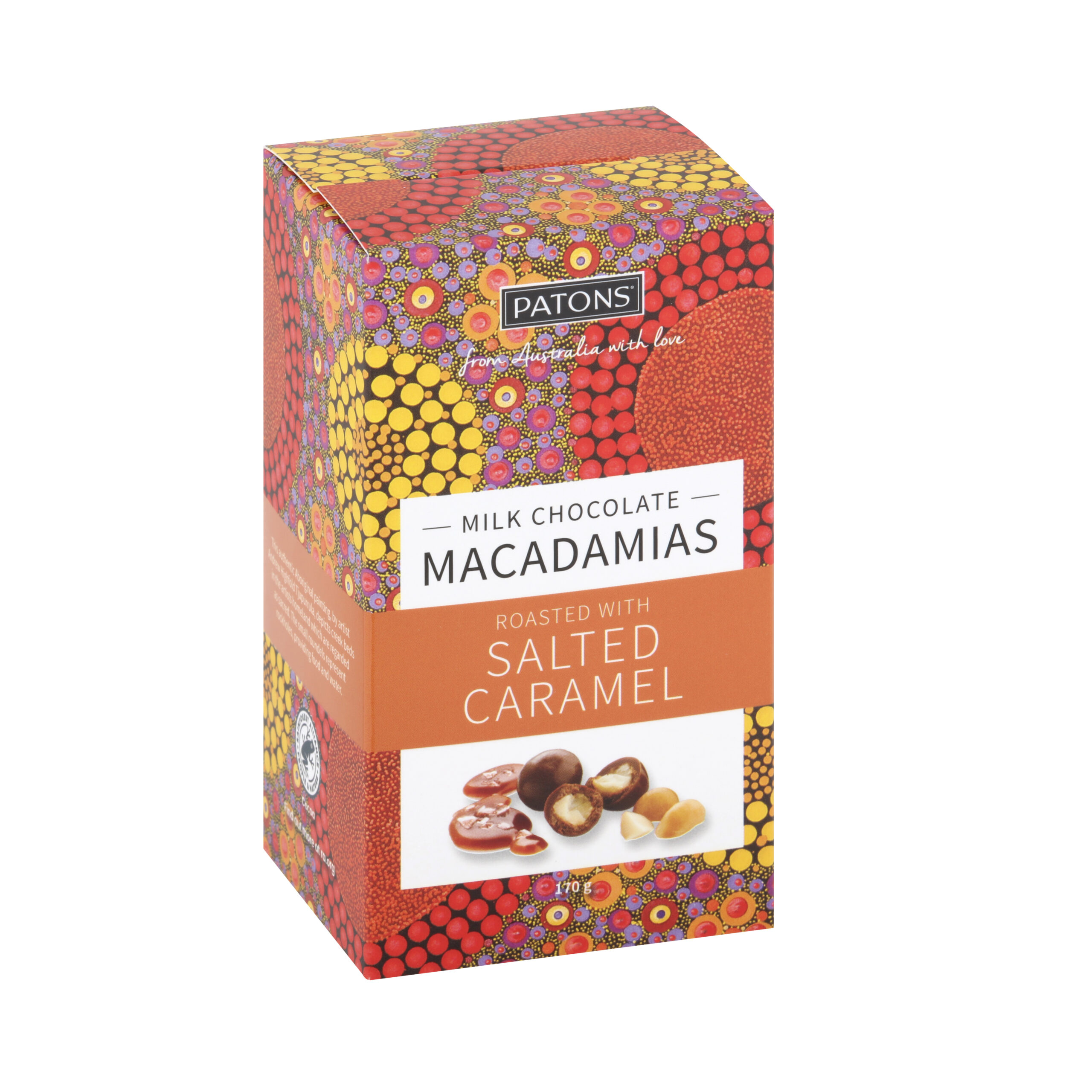 Artisan Milk Chocolate Salted Caramel Macadamias Artisan Milk Chocolate Salted Caramel Macadamias